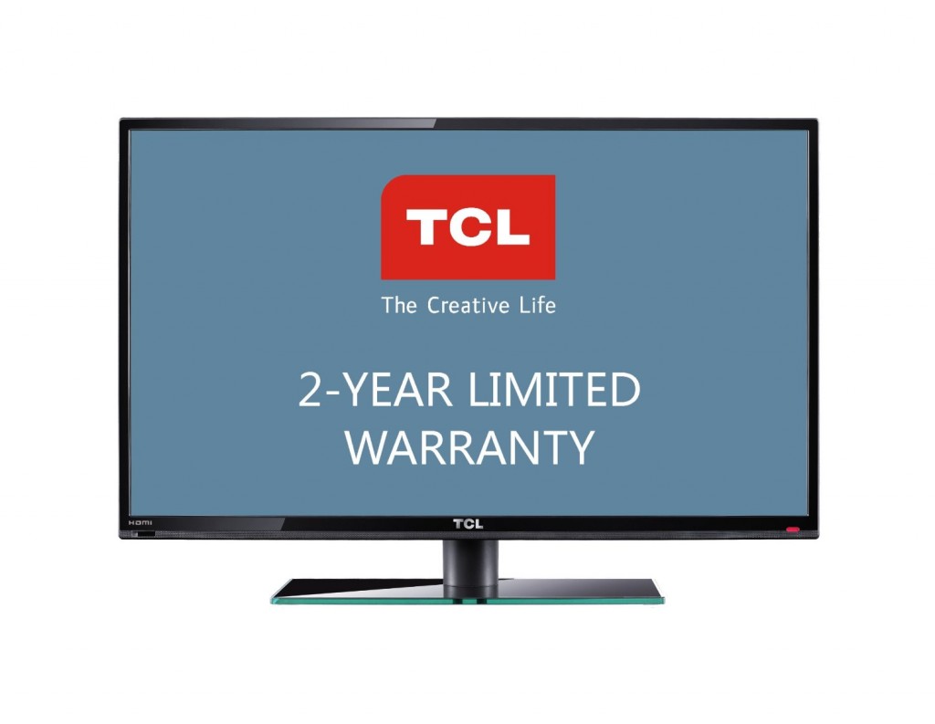 TCL LE43FHDF3300 43 Inch 1080p LED HDTV with 2 Year Limited Warranty Black with Gun Metal Stripe