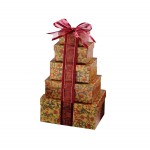 Broadway Basketeers Thinking of You on the Holiday Gift Tower