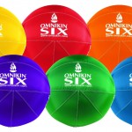 Omnikin Six Balls - 18 inch - Set of 6 - Multiple Colors