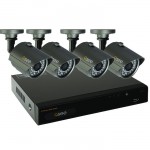 Q-See QT534-4E4-5 4 Channel Full D1 Surveillance System with 4-700TVL Cameras and Pre-Installed 500GB Hard Drive