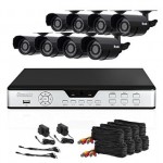 Zmodo PKD DK0855 500GB 8 Channel DVR Security System with 8 CMOS IR Cameras, 500 GB Hard Drive and Web Mobile Access