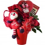 Art of Appreciation Gift Baskets Love Bug Valentine's Day Chocolate and Candy Gift Set
