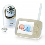 Infant Optics DXR-8 Video Baby Monitor With Interchangeable Optical Lens, White Biege