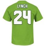Marshawn Lynch #24 Seattle Seahawks NFL Men's Eligible Receiver II T-shirt - Green