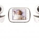 Motorola Wireless Digital Video Baby Monitor with 2 Cameras, 3.5 Inch Color Video Screen, Infrared Night Vision, with Camera Pan, Tilt, and Zoom