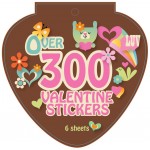 Paper Magic Valentine Jumbo Die Cut Sticker Book (300 Count)