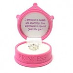 Princess Crown Girl's Necklace Set with Matching Crown-Shaped Gift Box-Pink or Purple