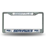 Rico Seattle Seahawks Chrome License Plate Frame