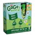 GoGo Squeez appleapple, Applesauce on the Go, 3.2-oz. Pouches, Count of 48