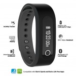 Jarv SMART BT Bluetooth 4.0 Activity Tracker and Smart Watch with OLED Display, G Sensor, Sleep Tracker and Smart Notifications for IOS Devices & Android Devices