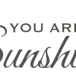 You Are My Sunshine Wall Decal - Frustration Free Packaging - Nursery Decor