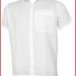 La Leela P Viscose White Solid Plain Beach YOGA Hawaiian Shirt For Men's