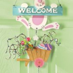 Welcome Easter Bunny Hanging Wall And Door Decor