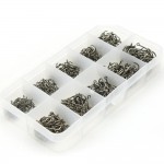 Eveangler Fishing Hooks Kit 500pieces 10 Different Sizes Freshwater Tackle