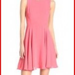 French Connection Women's Ana Crepe Sleeveless Fit-and-Flare Dress