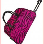 World Traveler Animal Print Collection Rolling Wheeled Duffle Bag 21-inch