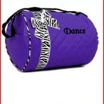 Dance bag - Quilted Zebra Duffle