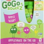 GoGo squeeZ Applesauce On The Go - Apple Berry - 3.2ounce, 4 pack