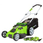 GreenWorks 25302 Twin Force G-MAX 40V Li-Ion 20-Inch Cordless Lawn Mower