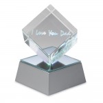I Love You Dad Lighted Acrylic Cube Fathers Day Gift