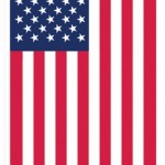 Beistle 57084 American Flag Door Cover, 30 by 5-Feet