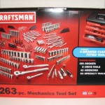 Craftsman 9-33263 Mechanics Tools Set 263 Pc with 4 Drawers Storage Case