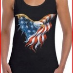 Eagle Usa Flag Women's Tank Top 4th of July Tank Tops