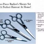 Hair Cutting Scissors Precision 3-piece Barber Shears Set