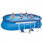 Intex 18ft X 10ft X 42in Oval Frame Pool Set
