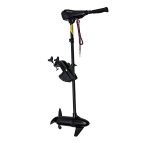 Outsunny 12V Transom Mounted 50-Pound Thrust Electric Fishing Boat Trolling Motor