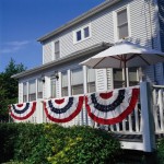 Patriotic Bunting 2-Sided Pleated