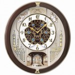 Seiko Melodies in Motion Musical Wall Clock with 18 Melodies