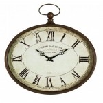 Vintage Style Oval French Wall Clock Galerie du Gaston