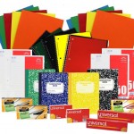Back to School Pens, Pencils, Paper Supply Bundle Box (Wide Ruled)