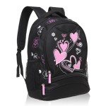 Hynes Eagle Girl's Lightweight Polyester Patterns Back to School Backpacks