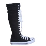 NEW Canvas Sneakers Flat Tall Punk Skate
