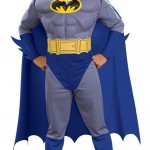 Batman Deluxe Muscle Chest Batman Child's Costume, Large