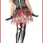 Day Of Dead Girl Costume for Kids