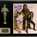 Star Wars Cast Reproduction Autographed 8 x 10 Photo LTD Edition Oscar Movie Display