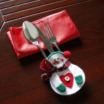 8Pc. Snowman Holiday Silverware Holders